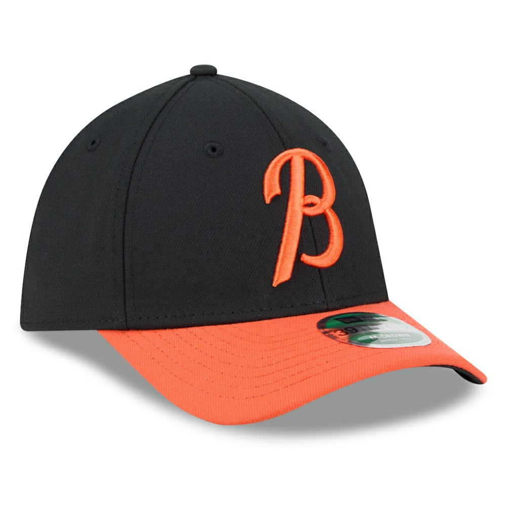 Baltimore Orioles Player Replica 39THIRTY Flex Hat Black/Orange