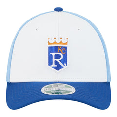 Kansas City Royals Player Replica 39THIRTY M-Crown Flex Hat White/Royal