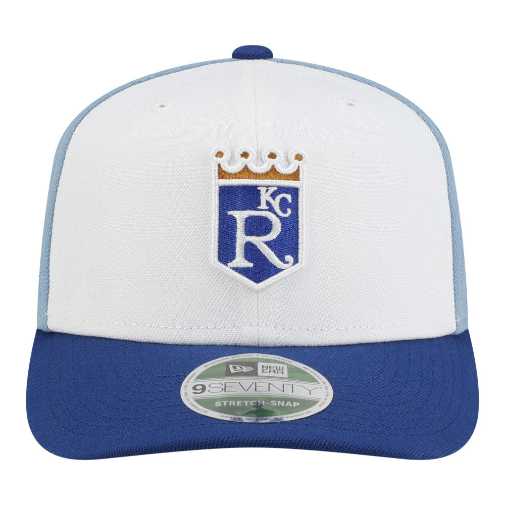 Kansas City Royals Player Replica 9SEVENTY Adjustable Hat White/Light Blue