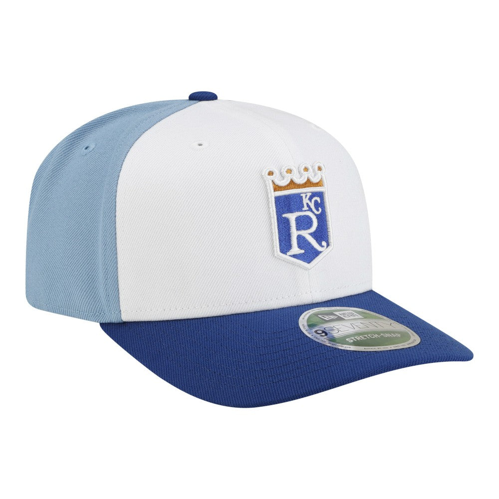 Kansas City Royals Player Replica 9SEVENTY Adjustable Hat White/Light Blue
