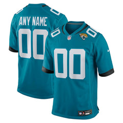 Jacksonville Jaguars Custom Game Jersey - Teal cheap