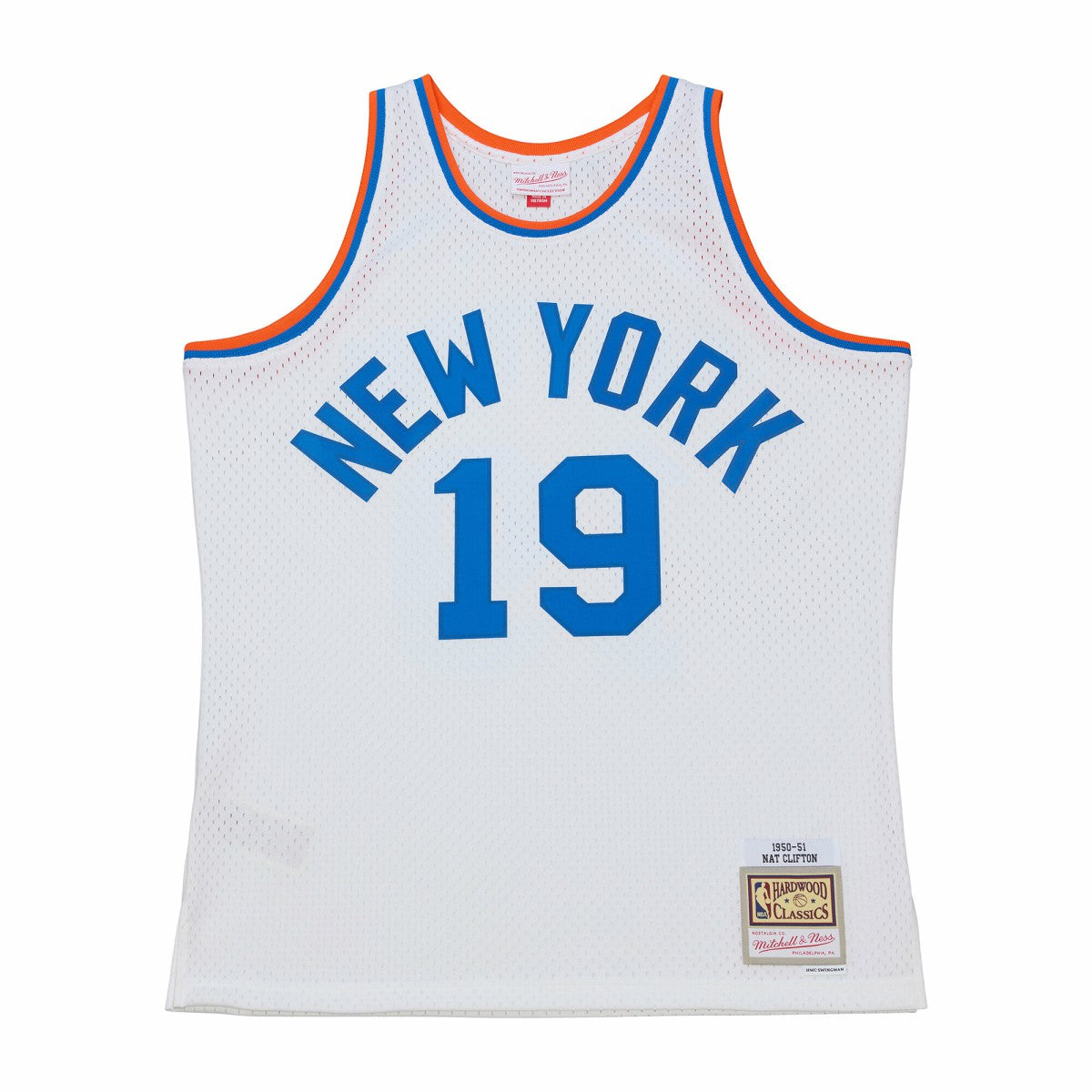 Nathaniel Clifton New York Knicks 1950-51 Pioneers Swingman Jersey - White online