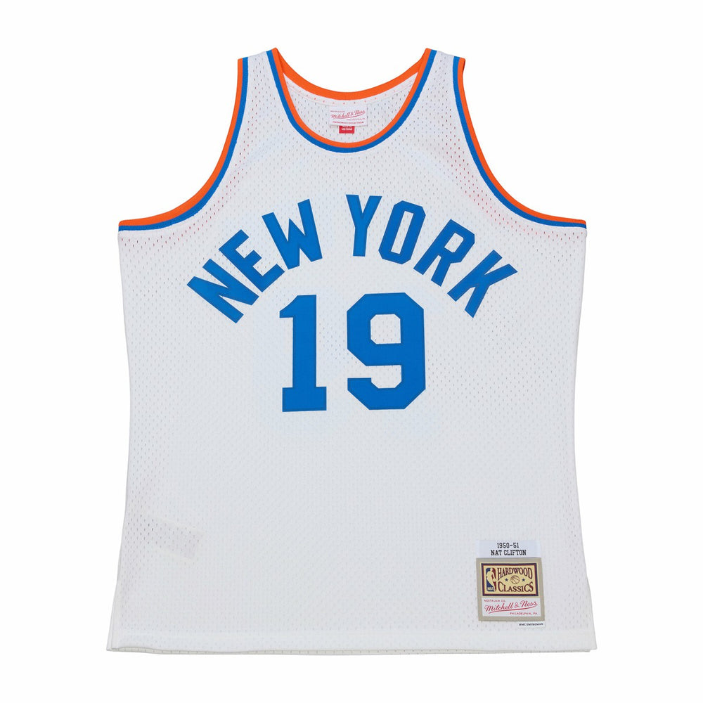 Nathaniel Clifton New York Knicks 1950-51 Pioneers Swingman Jersey - White online