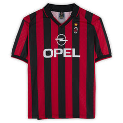 Frank Rijkaard AC Milan Autographed Red/Black Home Jersey - Icons sale