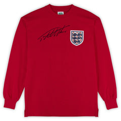 Sir Geoff Hurst England National Team Autographed 1966 Score Draw Jersey - Icons on sale