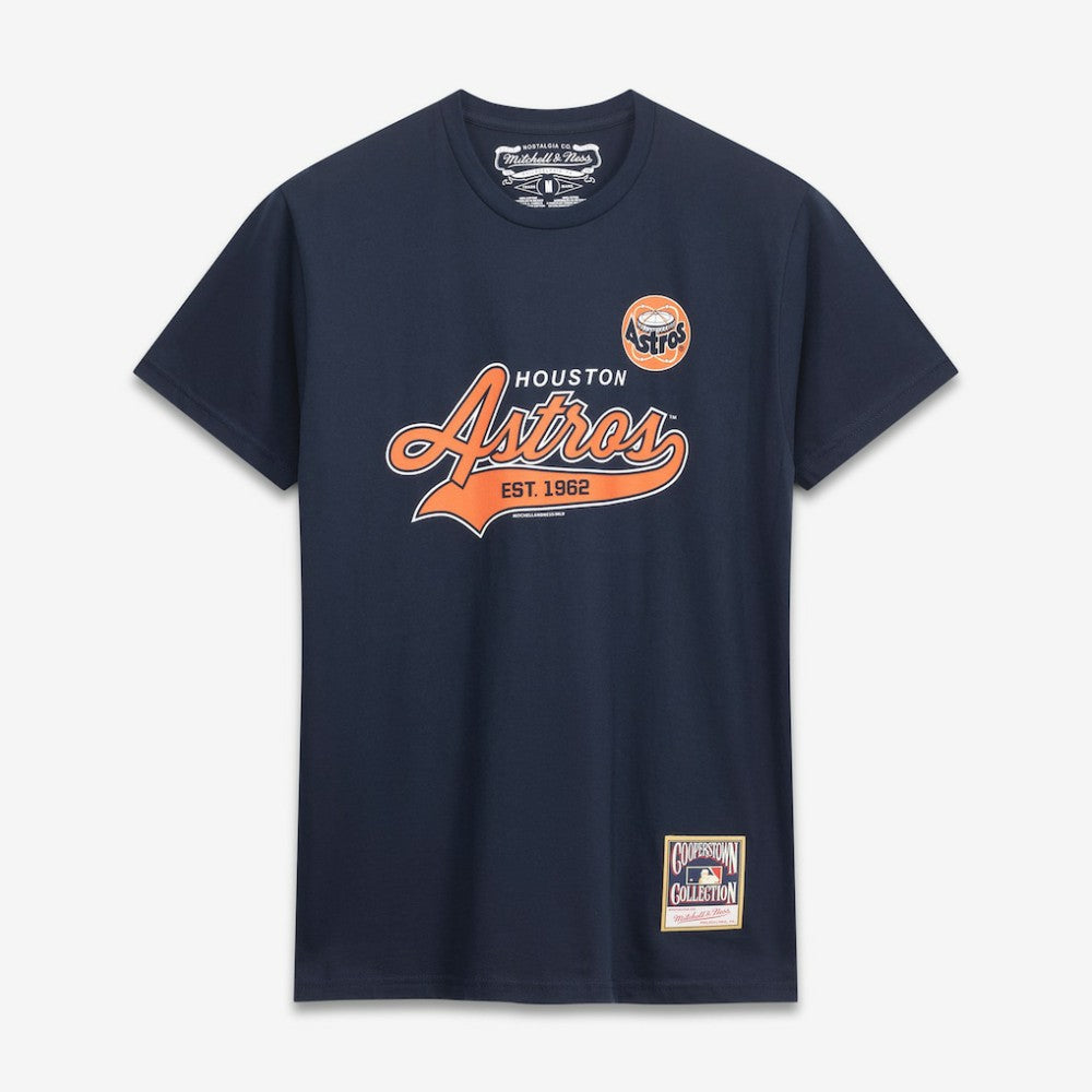Houston Astros Script Sweep Arch T-Shirt Navy