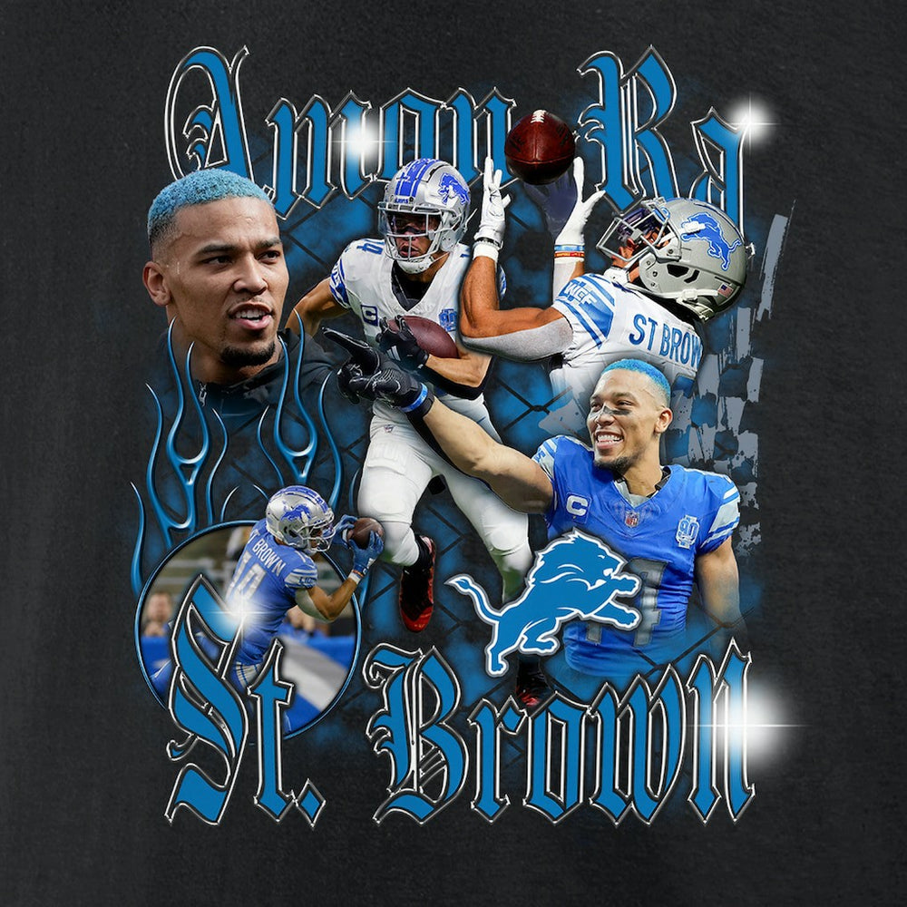Amon-Ra St. Brown Detroit Lions Notorious T-Shirt - Black cheap
