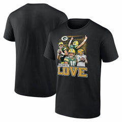 Jordan Love Green Bay Packers Notorious T-Shirt - Black sale