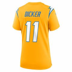 Cameron Dicker Los Angeles Chargers Women's Alternate Game Jersey - Gold for sale