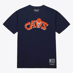 Cleveland Cavaliers Unisex Hardwood Classics Arch T-Shirt sale - Navy on sale