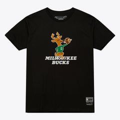 Milwaukee Bucks Unisex Hardwood Classics Arch T-Shirt - Black for sale