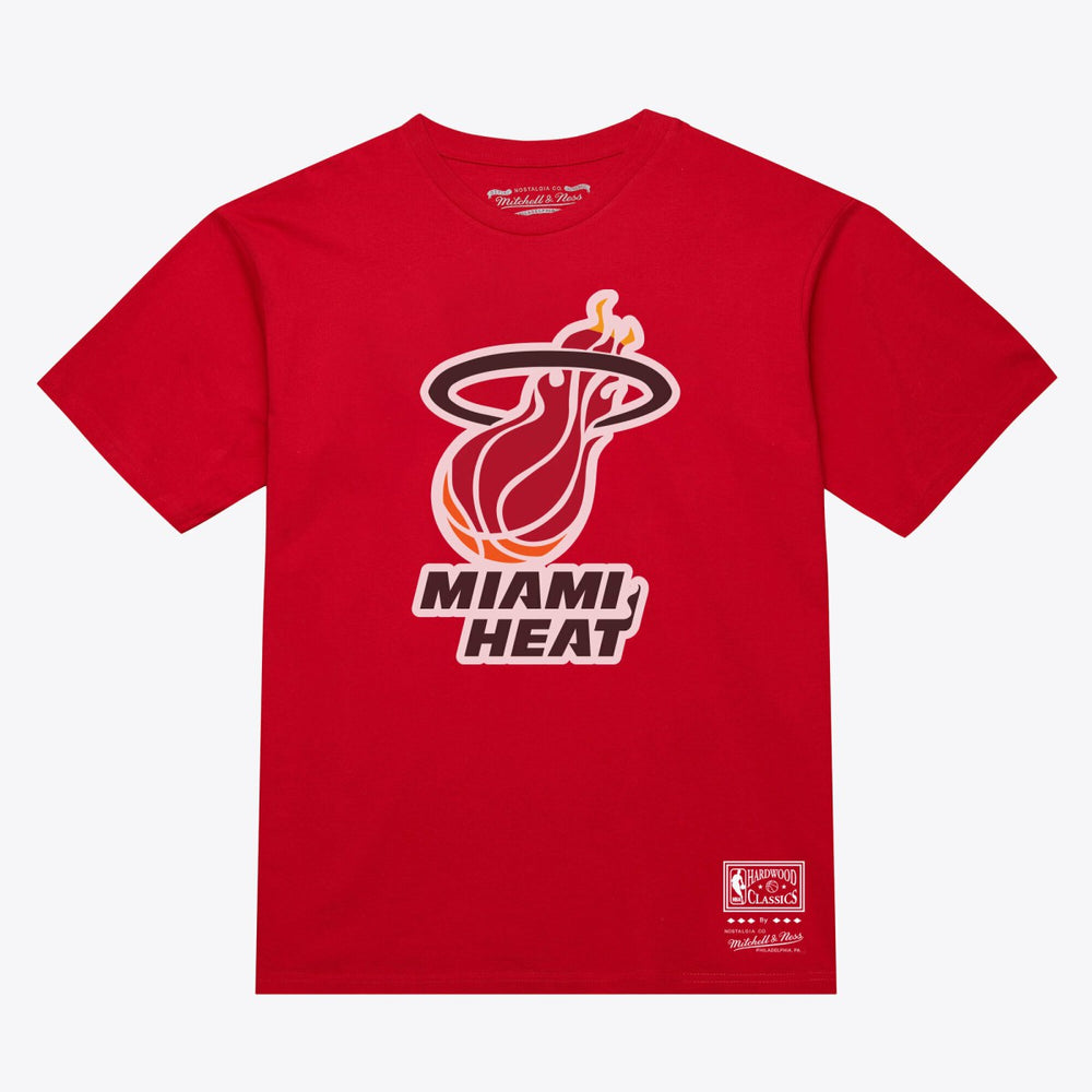 Miami Heat Unisex Hardwood Classics Arch T-Shirt - Red sale