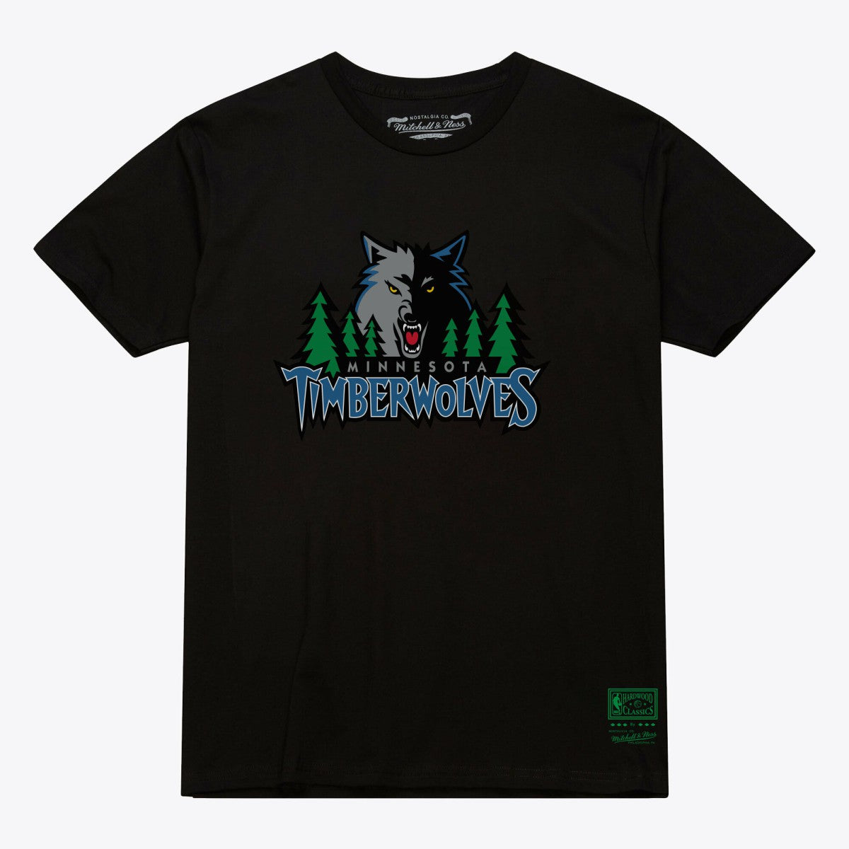 Minnesota Timberwolves Unisex Hardwood Classics Arch T-Shirt - Black sale