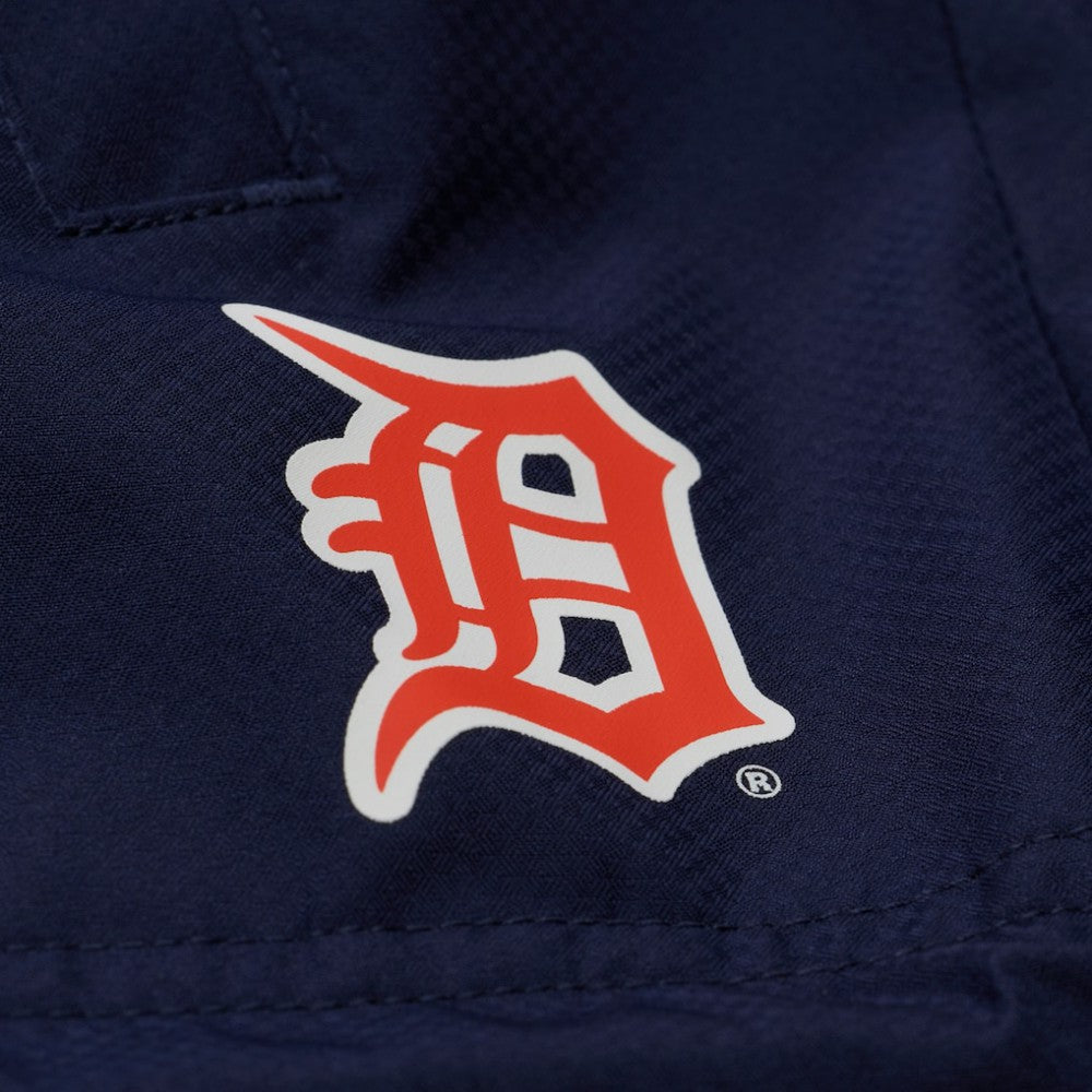 Detroit Tigers Full-Snap Hooded Coaches Jacket Navy