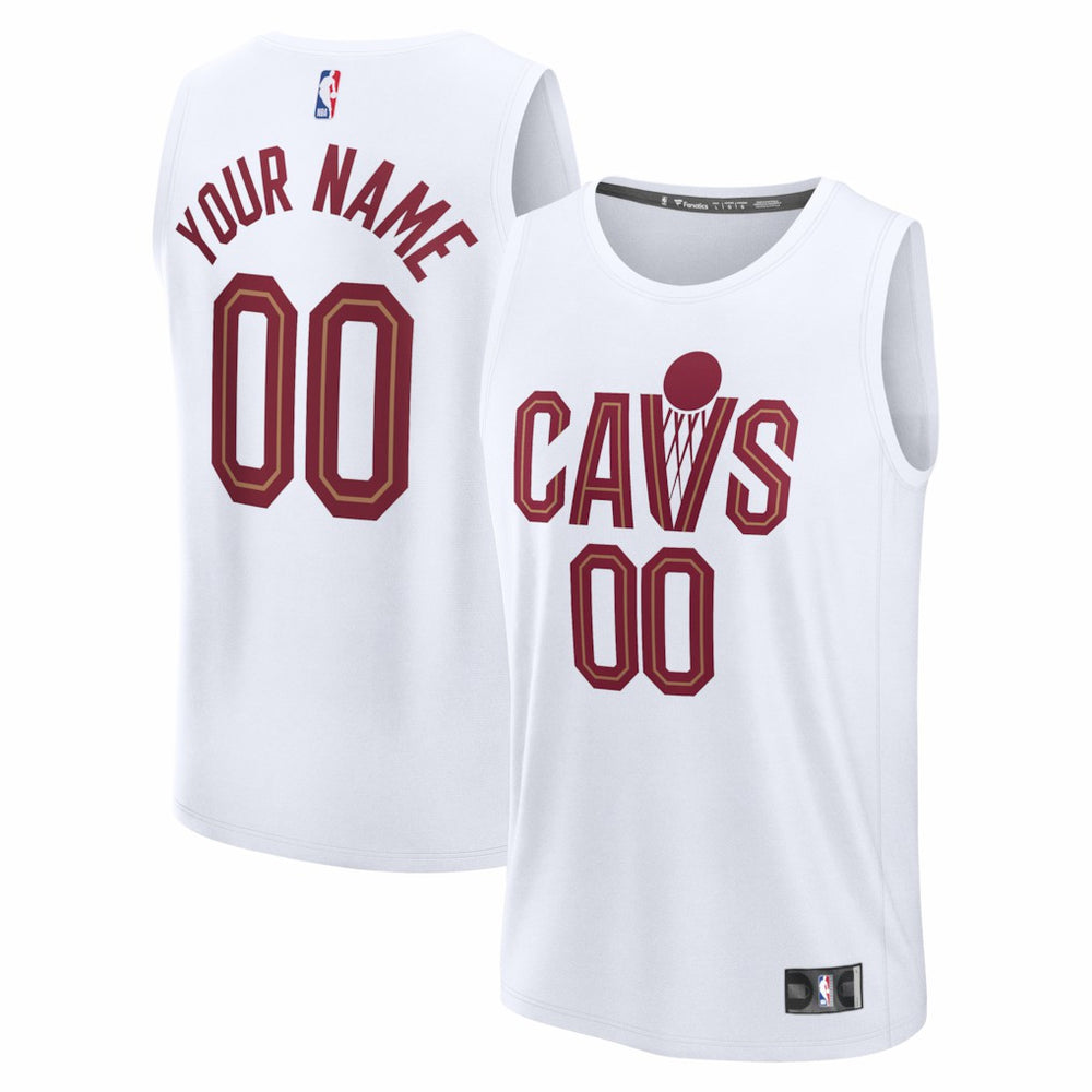 Cleveland Cavaliers Fastbreak Custom Jersey sale - Association Editi- White outlet