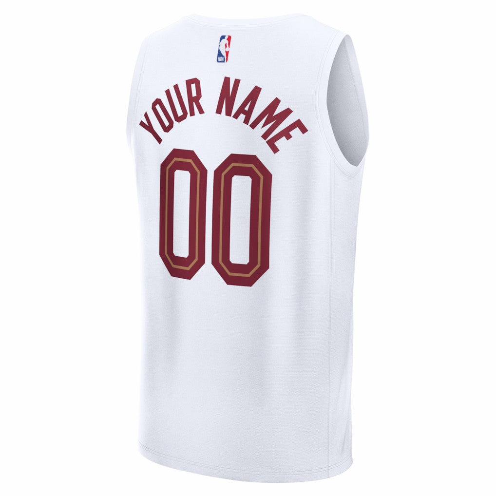 Cleveland Cavaliers Fastbreak Custom Jersey sale - Association Editi- White outlet