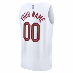 Cleveland Cavaliers Fastbreak Custom Jersey sale - Association Editi- White outlet
