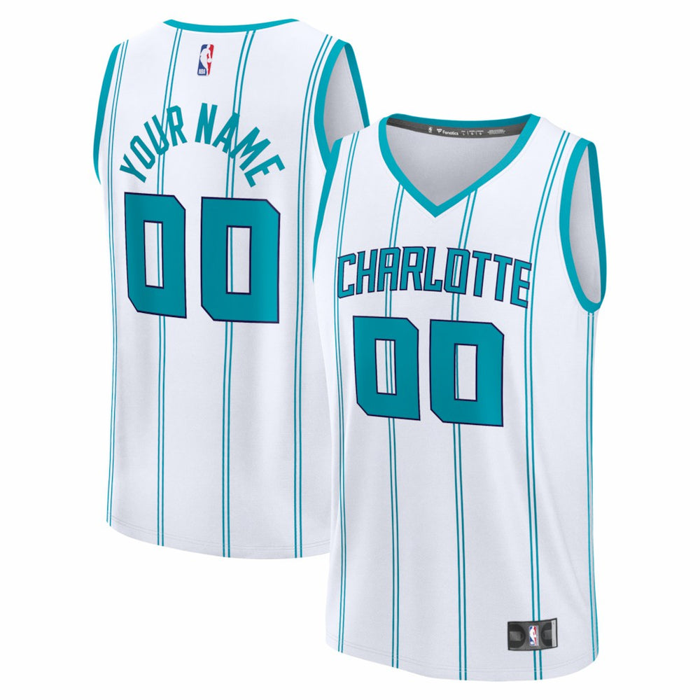 Charlotte Hornets Youth Fastbreak Custom Jersey - Association Edition - White discount