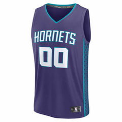 Charlotte Hornets Youth Fastbreak Custom Jersey - Statement Edition - Purple for sale