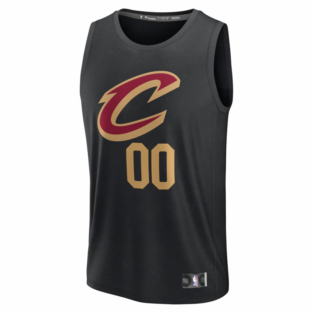 Cleveland Cavaliers Youth Fastbreak Custom Jersey sale - Statement Editi- Black on sale