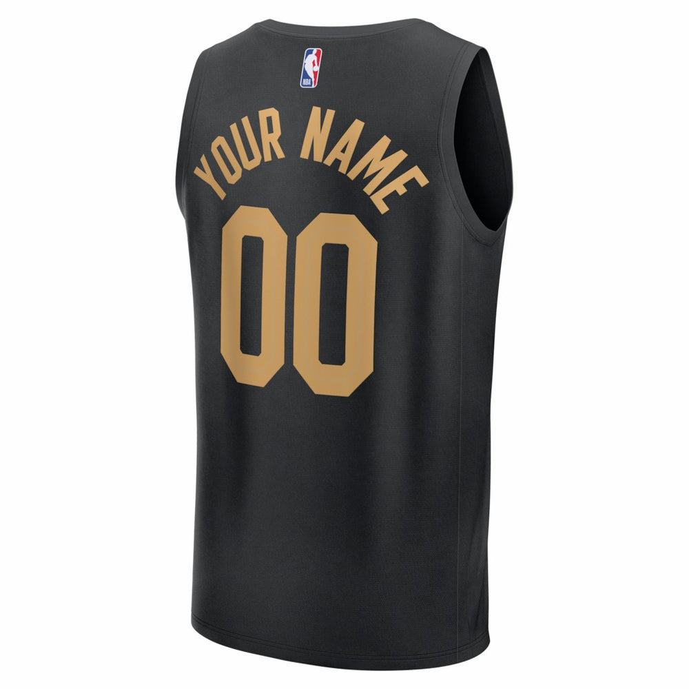 Cleveland Cavaliers Youth Fastbreak Custom Jersey sale - Statement Editi- Black on sale