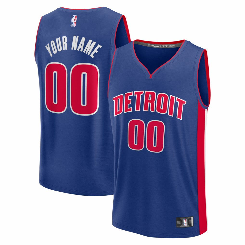 Detroit Pistons Youth Fastbreak Custom Jersey sale - Icon Editi- Blue shop