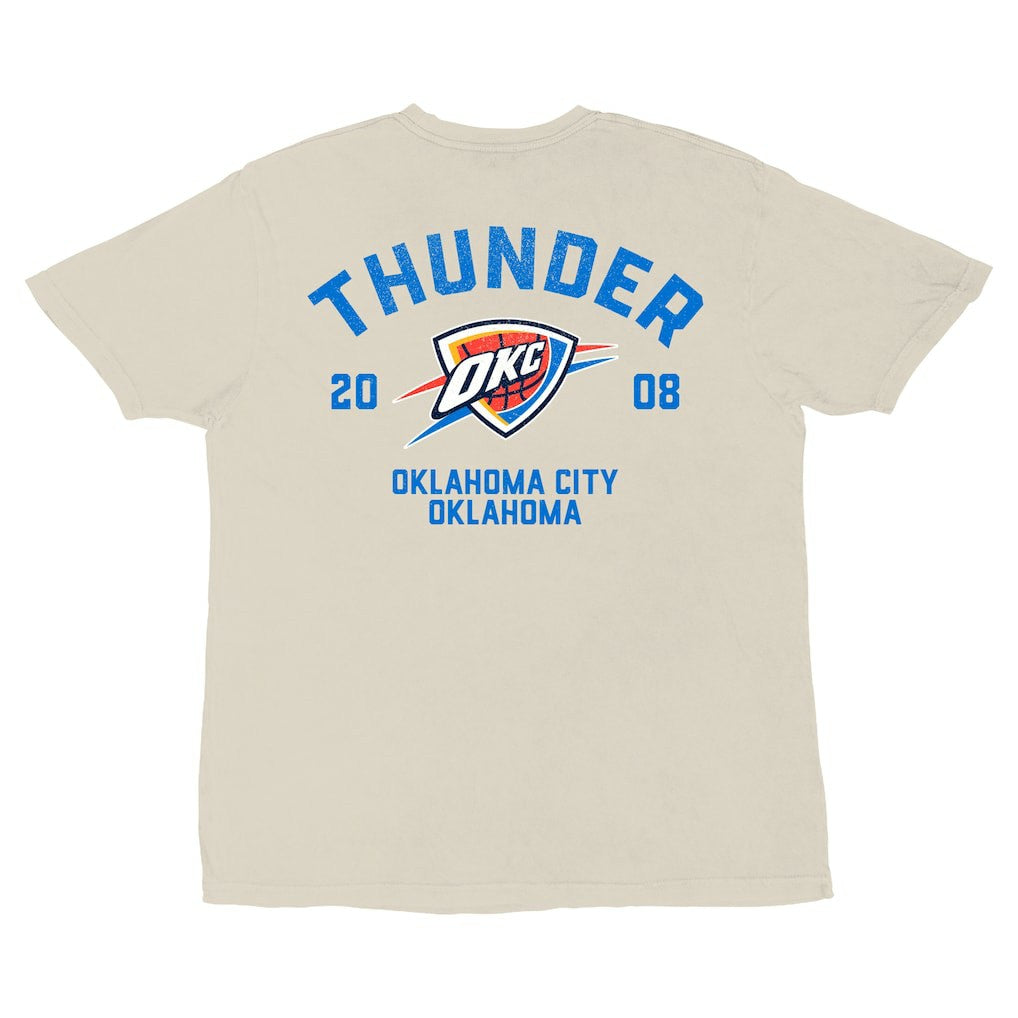 Oklahoma City Thunder Stadium Essentials Unisex Get Back Vintage T-Shirt - White outlet