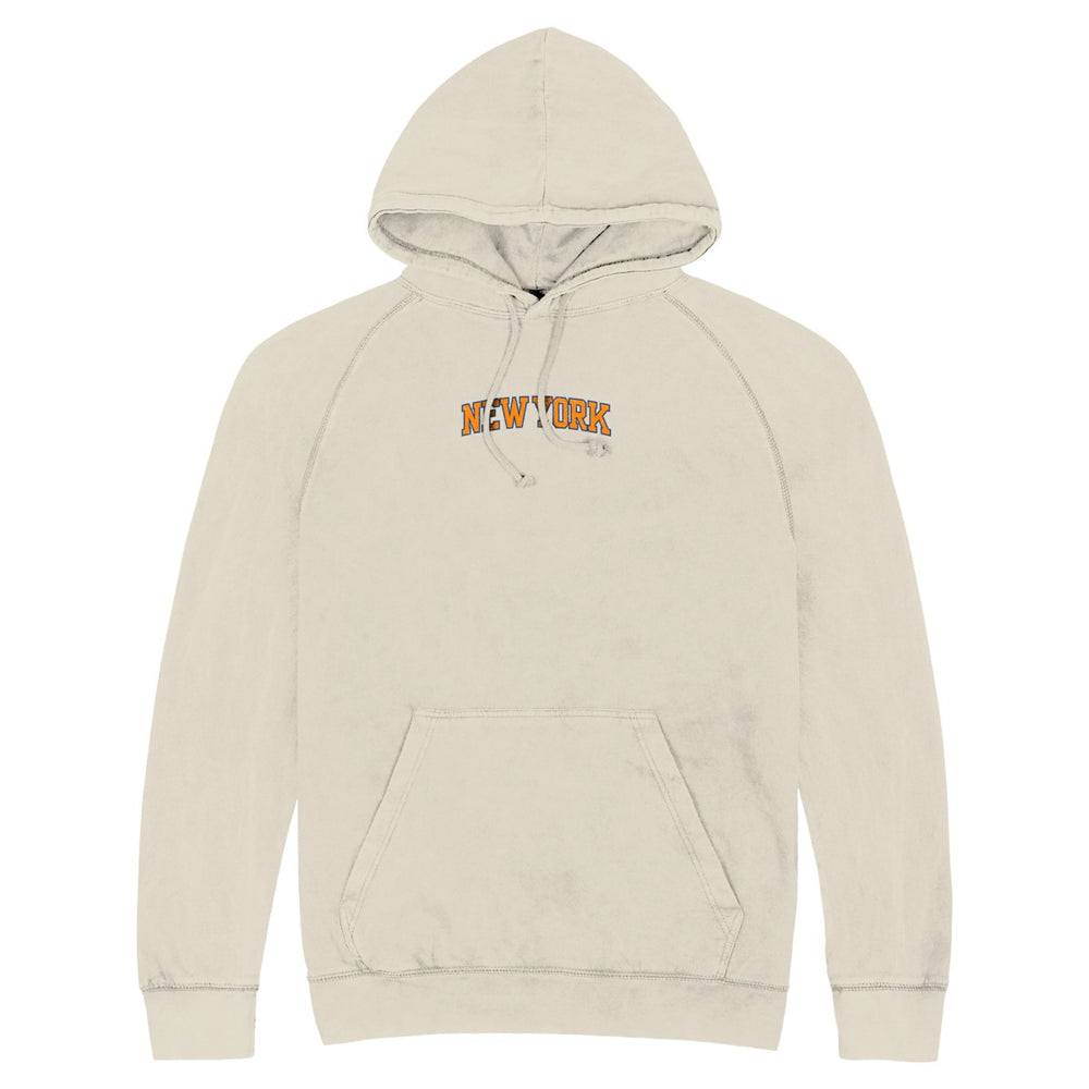 New York Knicks Stadium Essentials Unisex Get Back Vintage Raglan Hoodie - White sale