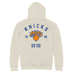 New York Knicks Stadium Essentials Unisex Get Back Vintage Raglan Hoodie - White sale