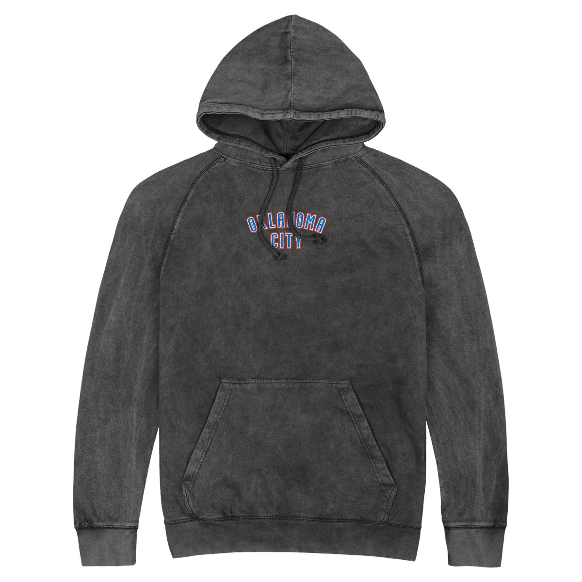 Oklahoma City Thunder Stadium Essentials Unisex Get Back Vintage Raglan Hoodie - Black outlet