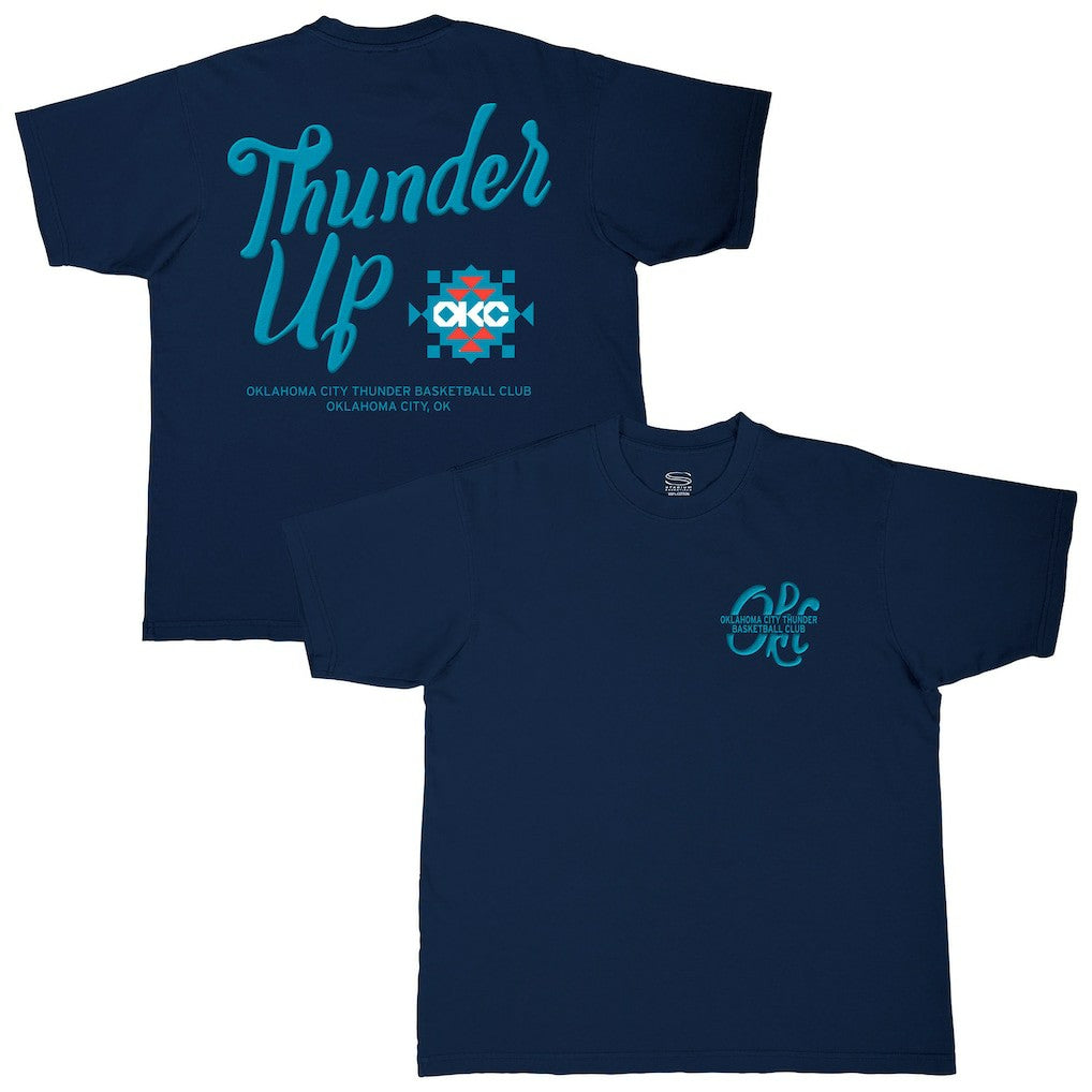 Oklahoma City Thunder Stadium Essentials Unisex Local Barfly Urban T-Shirt - Navy outlet