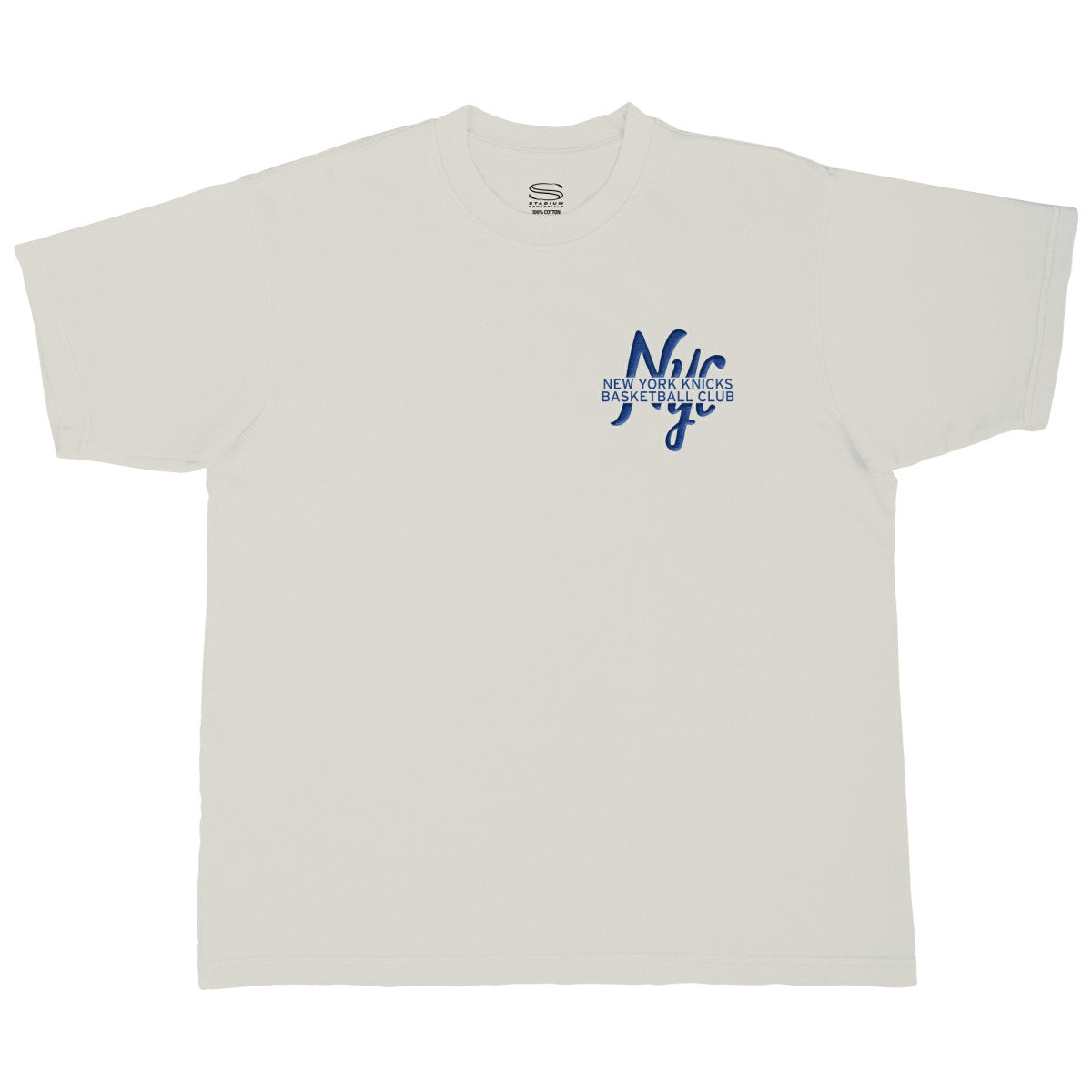 New York Knicks Stadium Essentials Unisex Local Barfly Urban T-Shirt - Cream for sale