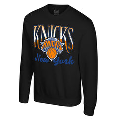 New York Knicks Stadium Essentials Unisex Sky High Fleece Sweatshirt - Black on sale