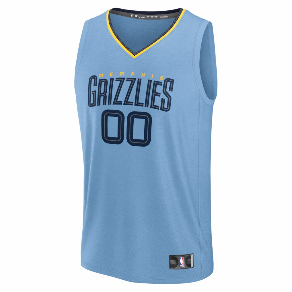 Memphis Grizzlies Youth Fastbreak Custom Jersey - Statement Edition - Light Blue outlet