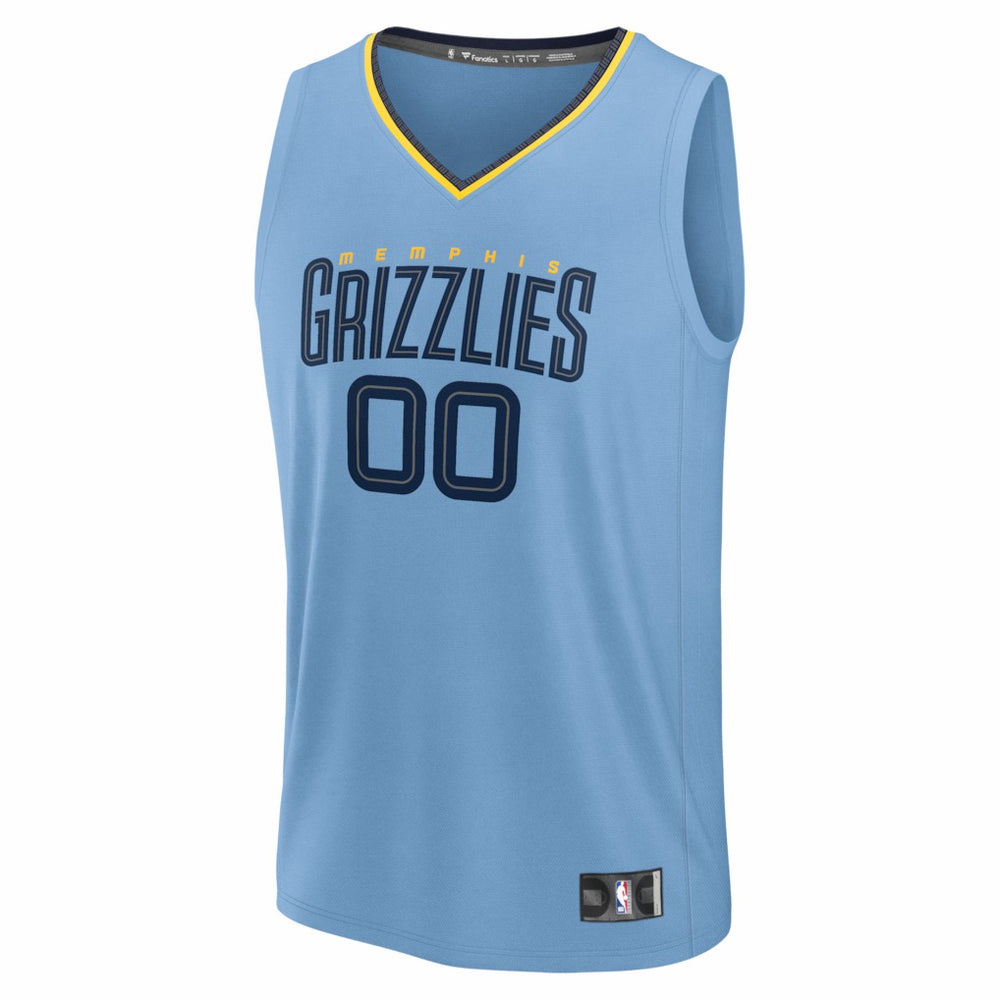 Memphis Grizzlies Youth Fastbreak Custom Jersey - Statement Edition - Light Blue outlet