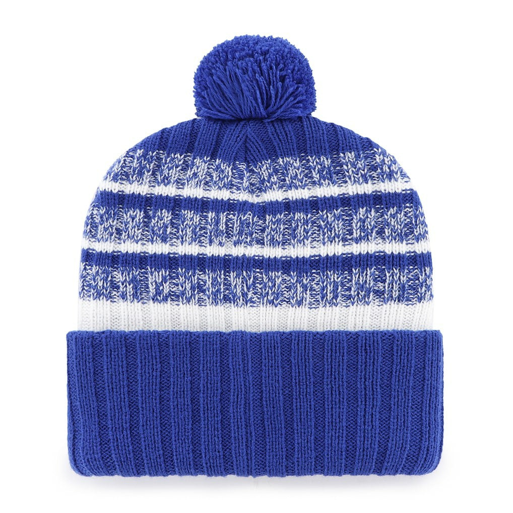 Indianapolis Colts '47 Tavern Cuffed Knit Hat with Pom - Royal/White discount