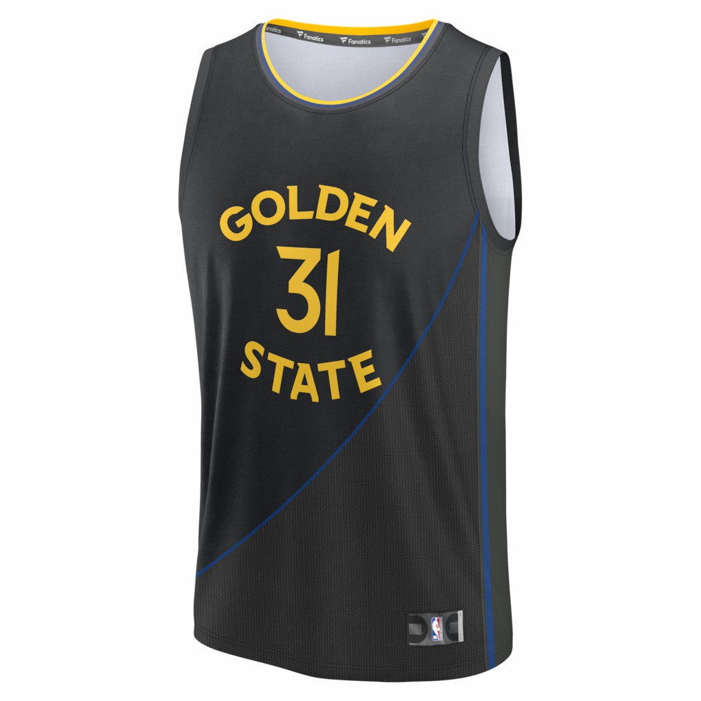 Seth Curry Golden State Warriors Fast Break Replica Player Jersey sale - Statement Editi- Black cheap