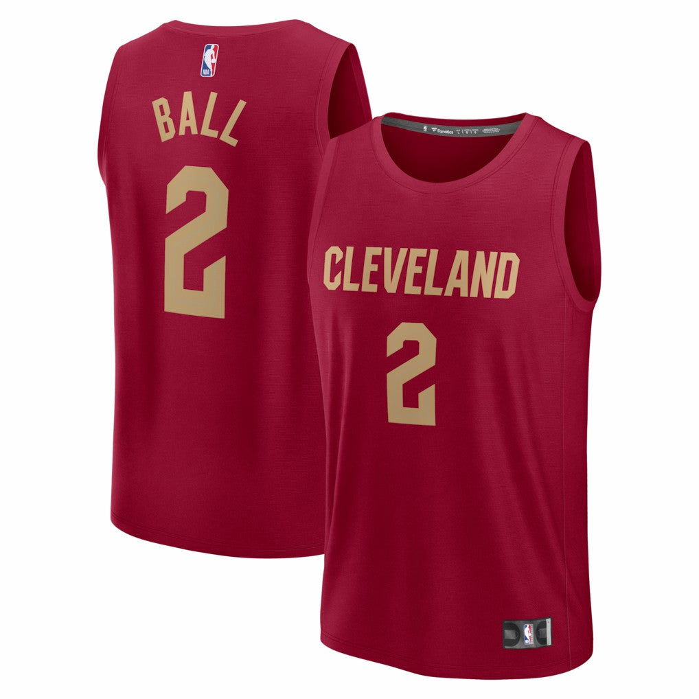 Lonzo Ball Cleveland Cavaliers Fast Break Replica Jersey sale - Wine sale - Icon Edition shop
