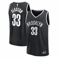 Nic Claxton Brooklyn Nets Fast Break Replica Jersey - Black - Icon Edition for sale