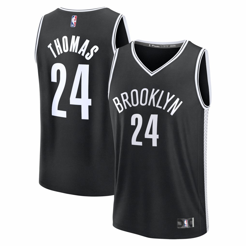 Cam Thomas Brooklyn Nets Fast Break Replica Jersey - Black - Icon Edition outlet
