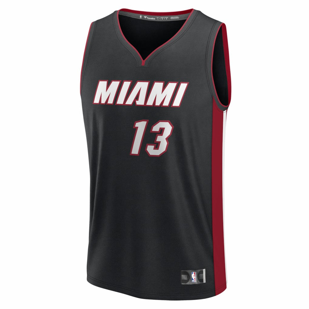 Bam Adebayo Miami Heat Fast Break Replica Jersey - Black - Icon Edition online