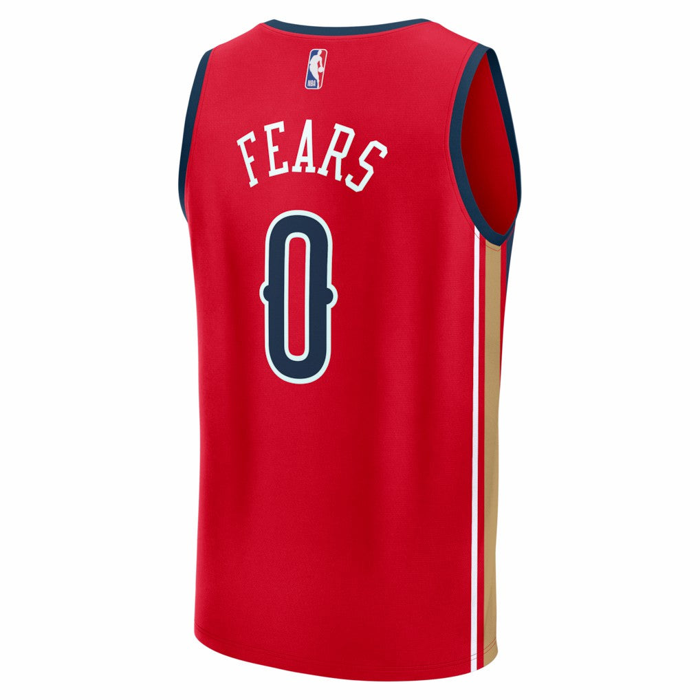 Jeremiah Fears New Orleans Pelicans Fast Break Replica Player Jersey - Statement Edition - Red outlet
