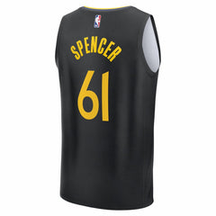Pat Spencer Golden State Warriors Fast Break Replica Player Jersey sale - Statement Editi- Black discount