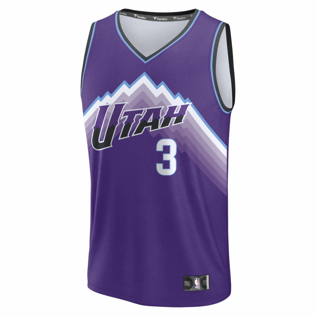 Keyonte George Utah Jazz Fast Break Replica Jersey - Purple - Icon Edition discount