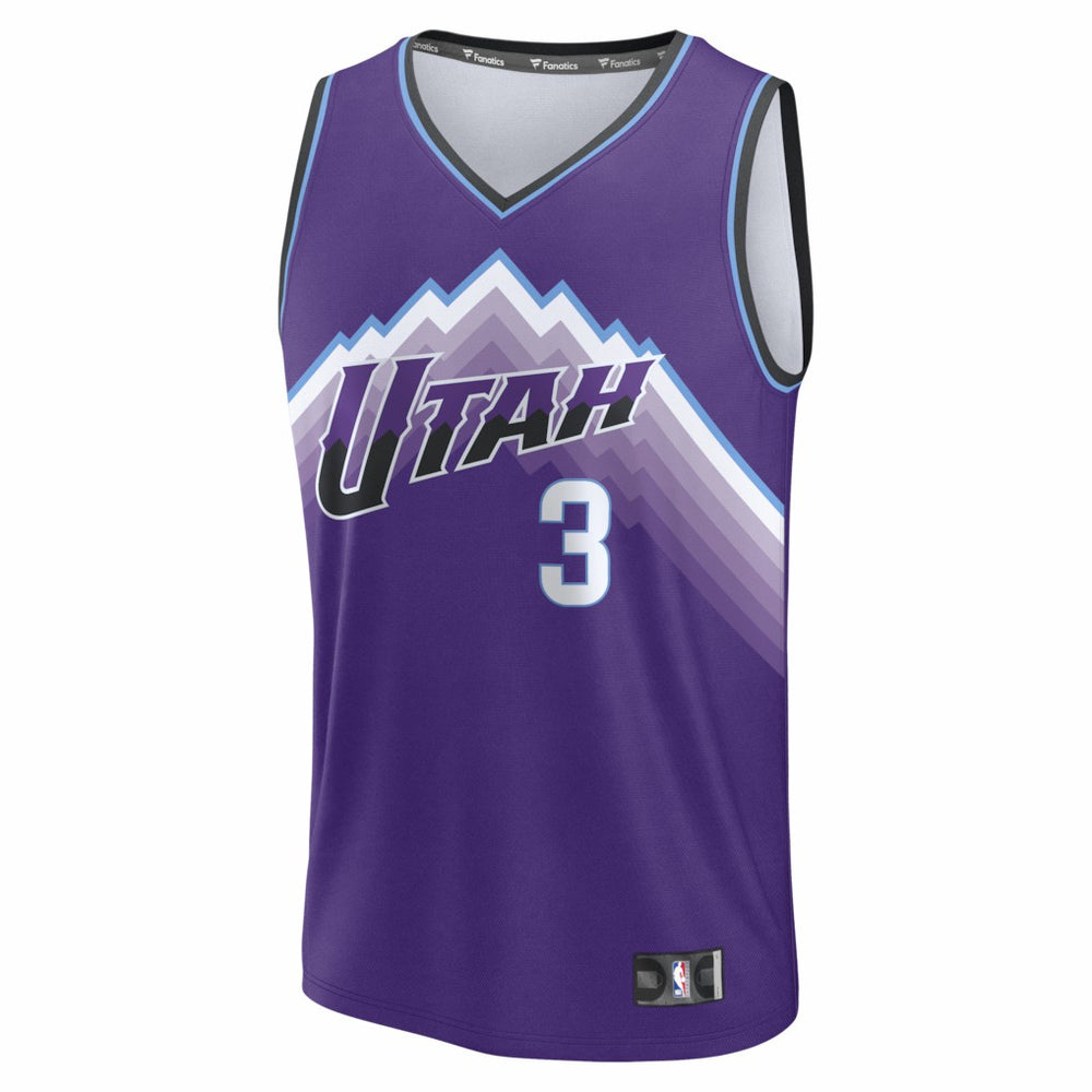 Keyonte George Utah Jazz Fast Break Replica Jersey - Purple - Icon Edition discount