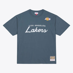 Los Angeles Lakers Thunderstorm T-Shirt - Blue sale