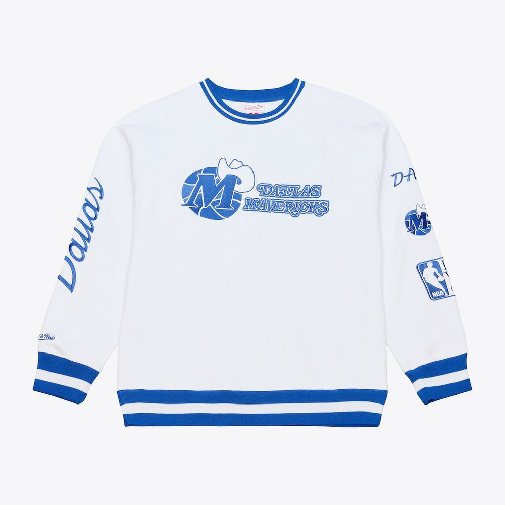 Dallas Mavericks Arctic Fleece Sweatshirt sale - White on sale