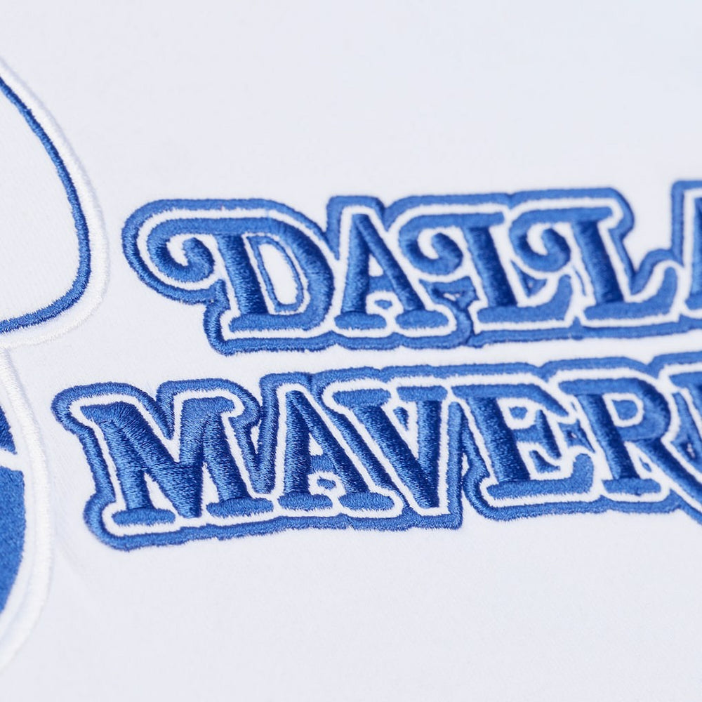 Dallas Mavericks Arctic Fleece Sweatshirt sale - White on sale