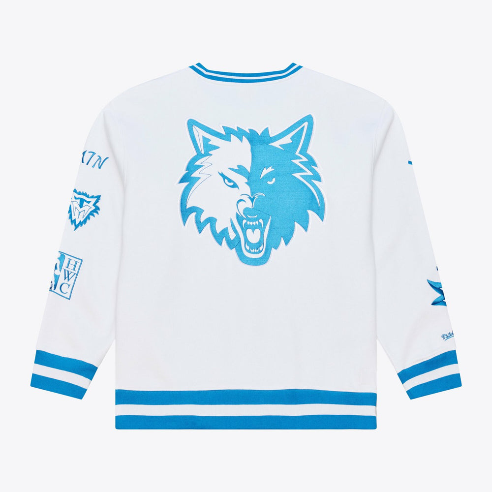 Minnesota Timberwolves Arctic Fleece Sweatshirt - White discount