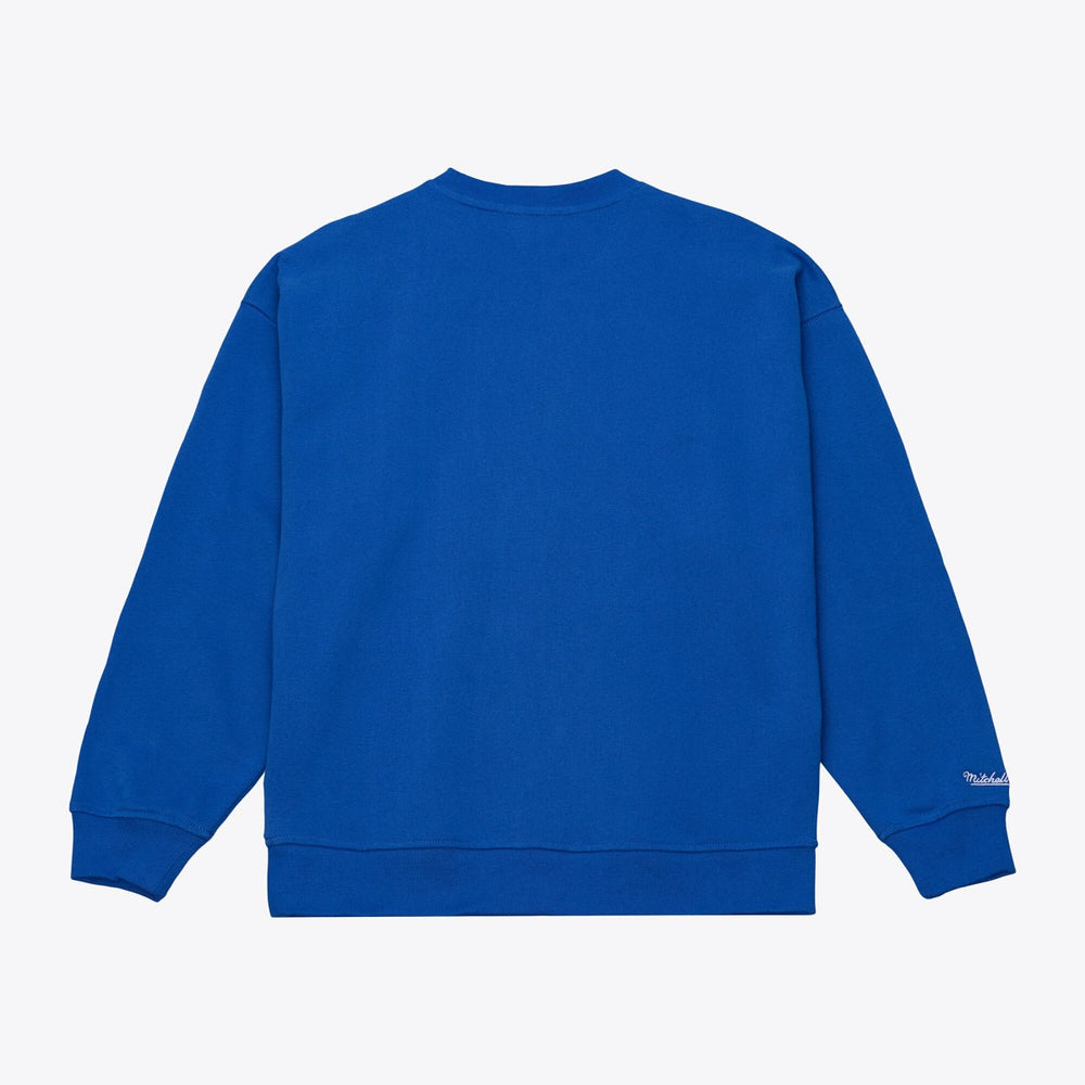 New York Knicks Women's Hardwood Classics Script Lightweight Sweatshirt - Royal sale